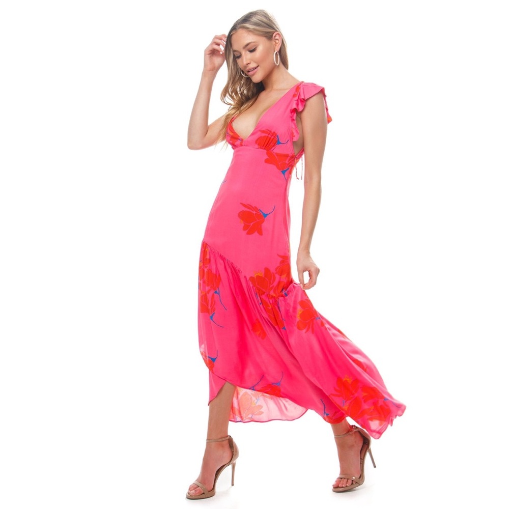 NWT Free People She’s a Waterfall Maxi Dress